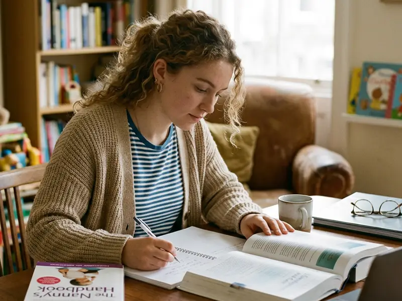 A Nanny studying for their level 3 course